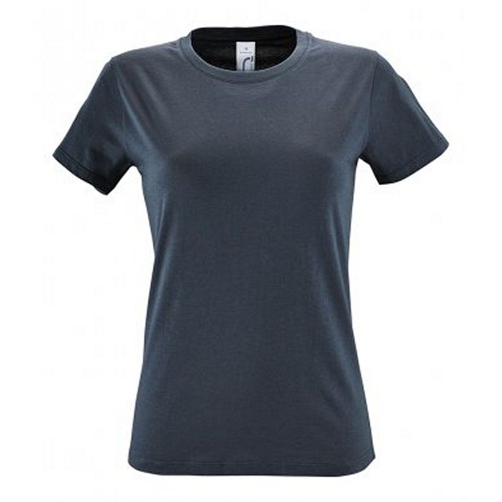 Klassisches Kurzarm-T-Shirt aus Baumwolle