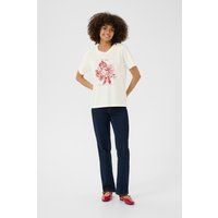 Graphic-T-Shirt mit floralem Print