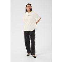 Oversized-T-Shirt mit Love-Verzierung