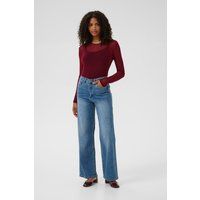 Transparentes Mesh-Langarmshirt