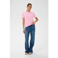 Gestreiftes Baumwoll-T-Shirt Regular Fit