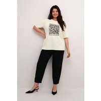Locker geschnittenes T-Shirt mit Grafikprint