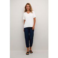 Essentielles T-Shirt mit V-Ausschnitt