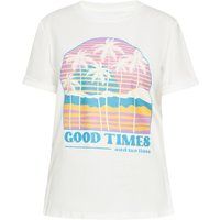 T-Shirt mit Retro-Palmen-Grafik
