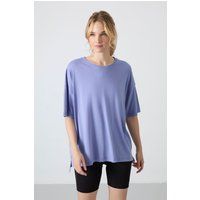 Oversized Baumwoll-Modal T-Shirt