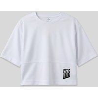 Oversized Crop-Shirt im sportlichen Stil