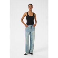 Eng anliegendes Ripp-Tanktop