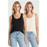 Essentielles Tanktop-Pack aus Viskose-Mix