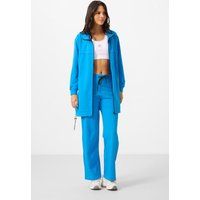 Sweatshirt mit Reißverschluss und weite Hose Set