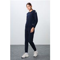 Übergroßes Set aus Baumwoll-Sweatshirt