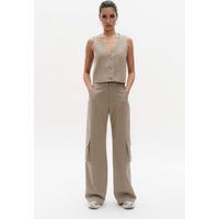 Weite Cargo-Hose mit Pattentaschen