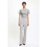 Elegante weit geschnittene Anzughose
