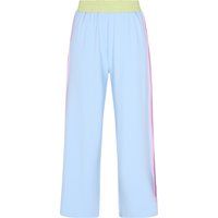Colorblock-Strickhose mit weitem Bein