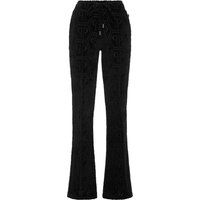 Schlag-Jogginghose mit Jacquard-Monogramm