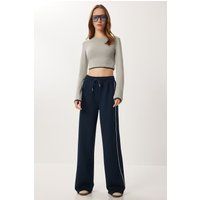 Jersey-Sweatpants mit geradem Bein
