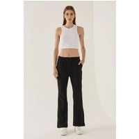 Bequeme Sweatpants mit Schlagbein