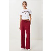 Lounge-Hose mit weitem Bein