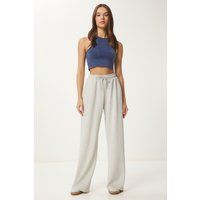 Lockere Sweatpants mit weitem Bein