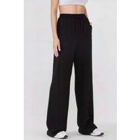 Lockere Weite Strick-Sweatpants