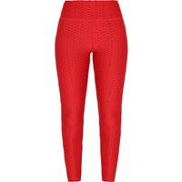 High-Waist Leggings mit Wabenstruktur