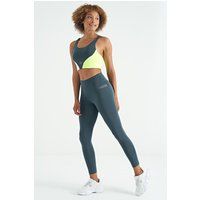 Hochtaillierte Leggings aus Scuba-Strick