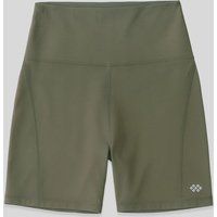 Hochgeschnittene Slim-Fit Biker-Shorts