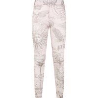 Bedruckte Leggings aus Stretch-Tüll