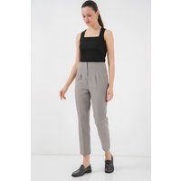 Schmal geschnittene High-Waist-Hose