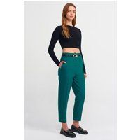 Maßgeschneiderte Crepe-Hose mit hoher Taille
