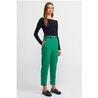 Hochtaillierte gerade Crepe-Hose