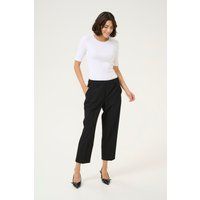 Klassische Stoffhose mit geradem Bein