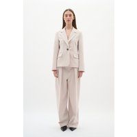 Weite Stoffhose mit Bundfalten