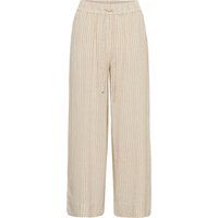 Gestreifte Hose mit weitem Bein