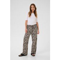 Weite Hose mit abstraktem Print