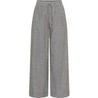 Gestreifte Hose mit weitem Bein