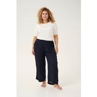 Entspannte 7/8-Hose mit weitem Bein