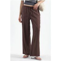 Lockere Weit Geschnittene Struktur-Hose