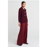 Weite Struktur-Strickhose