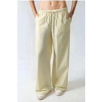 Gestreifte Lounge-Hose aus Baumwolle
