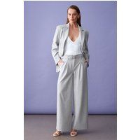 Elegante Nadelstreifen-Hose mit Bundfalten