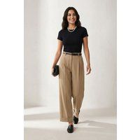 Elegante Weite High-Waist-Hose
