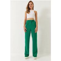 Palazzo-Hose mit weitem Bein