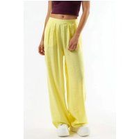 Entspannte Plisseehose mit weitem Bein