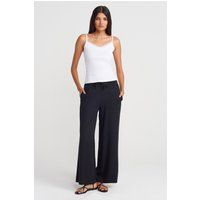 Weite Tencel-Hose mit Kordelzug