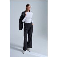 Weite Crepe-Hose mit Kordelzug