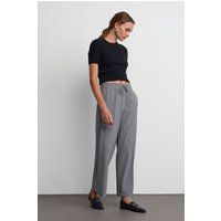 Weite Crepe-Hose mit Kordelzug