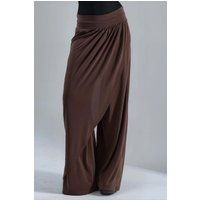 Drapierte Salwar-Hose mit weitem Bein