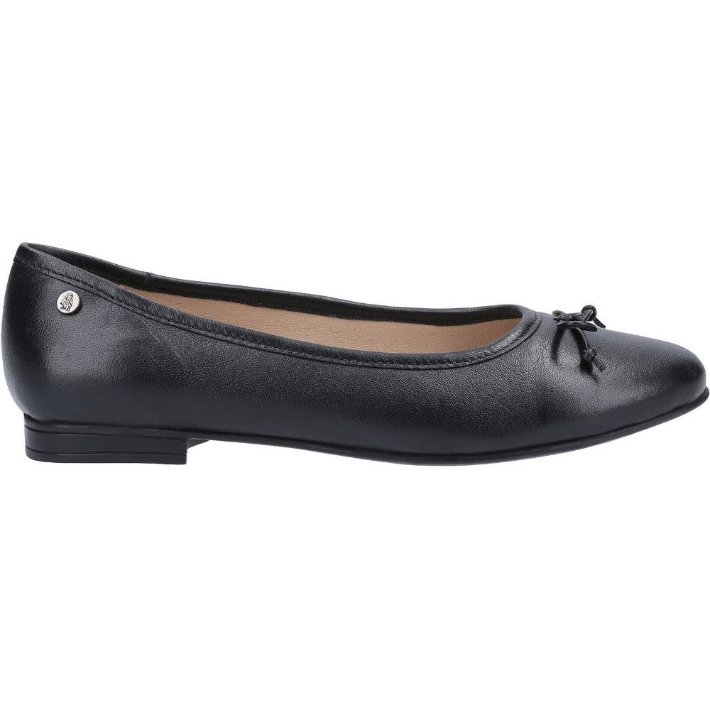 Klassischer Leder-Ballerina mit Schleife