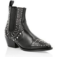 Western Chelsea Boots mit Sternennieten