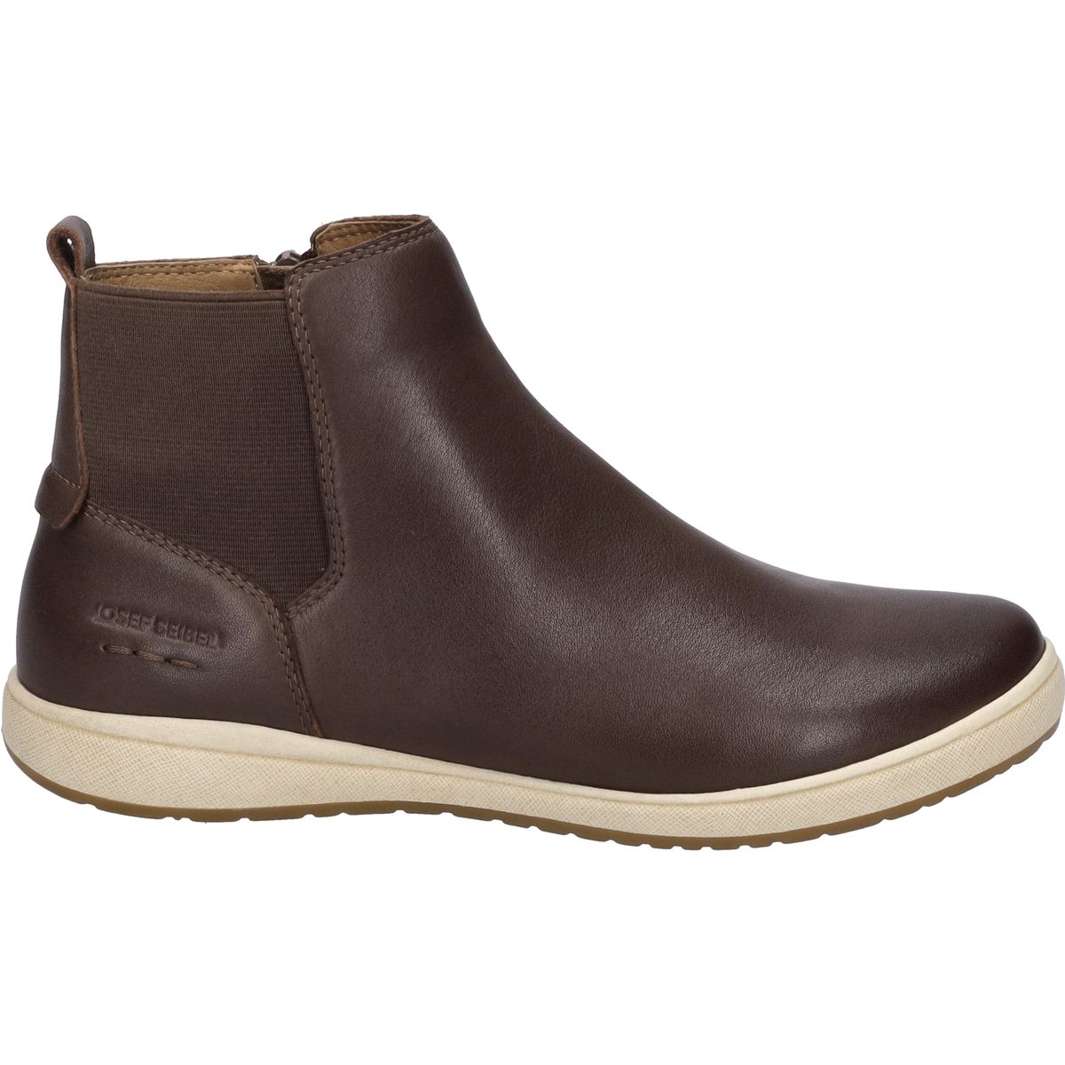 Klassische Leder-Stiefeletten zum Schlüpfen